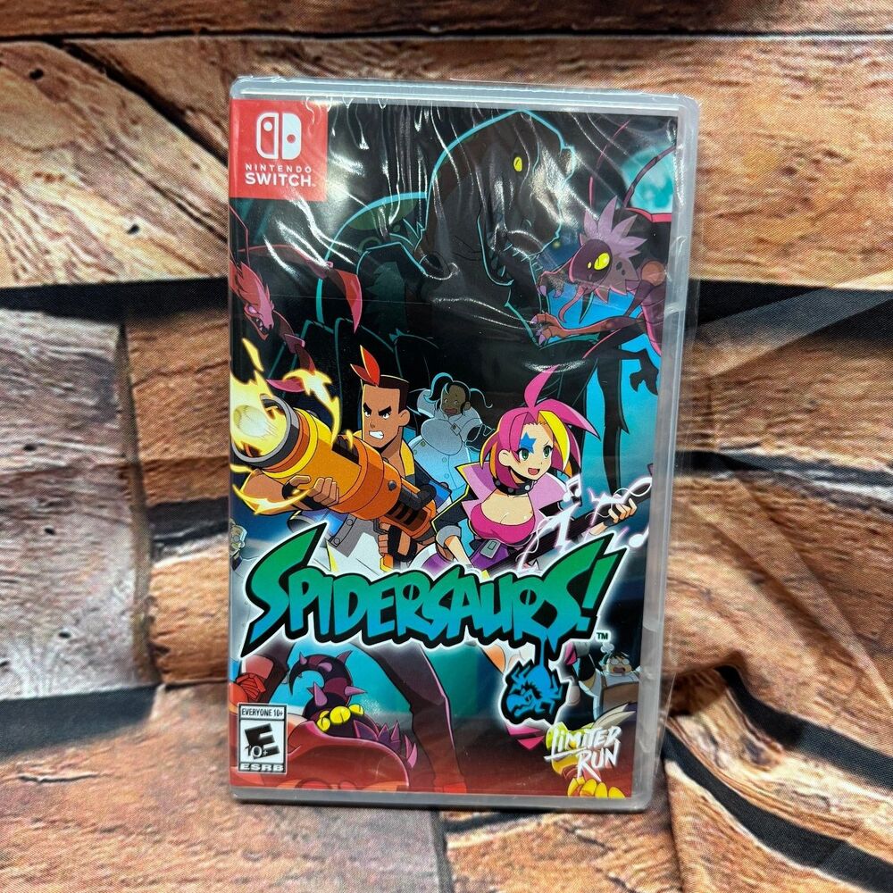 Spidersaurs! Limited Run Nintendo Switch Video Game Action Co-op